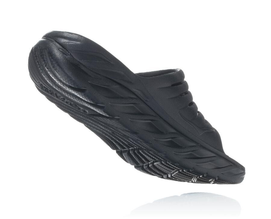 Sandalias Hoka One One Mujer Negros - Ora Recovery - QXDE80967